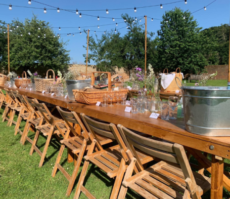 Furniture hire for wedding Henley Oxfordshire