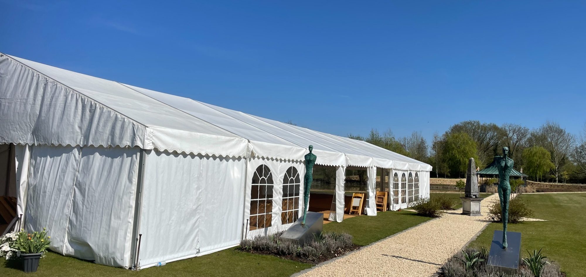 Clearspan marquee in Berkshire/Hampshire border