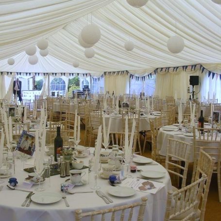 Capri Night An evening wedding capri tent